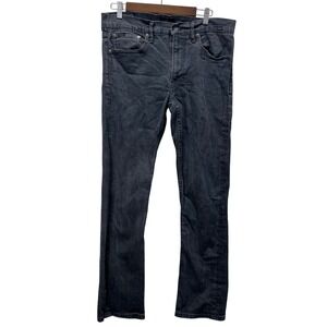 Polo Ralph Lauren Prospect Straight Jeans Mens 33x32 (34/30) Black Faded Denim